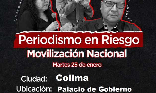 Este martes habrá movilización nacional de periodistas; protestarán por los últimos asesinatos