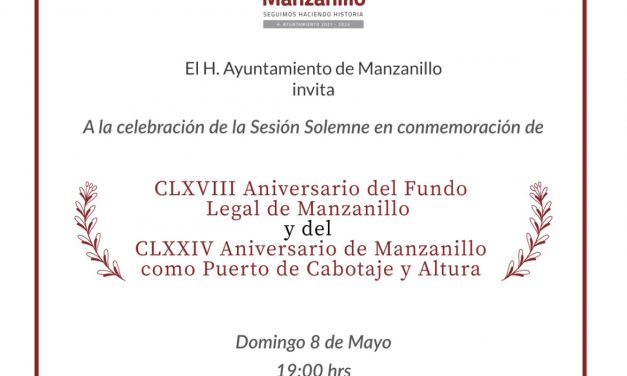 Festejarán aniversario del Fundo Legal de Manzanillo